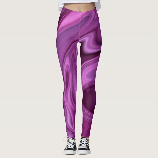 Leggings Salvaje en púrpura (Anverso)