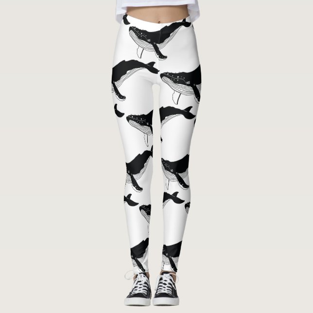 Leggings Salvar a las ballenas (Anverso)