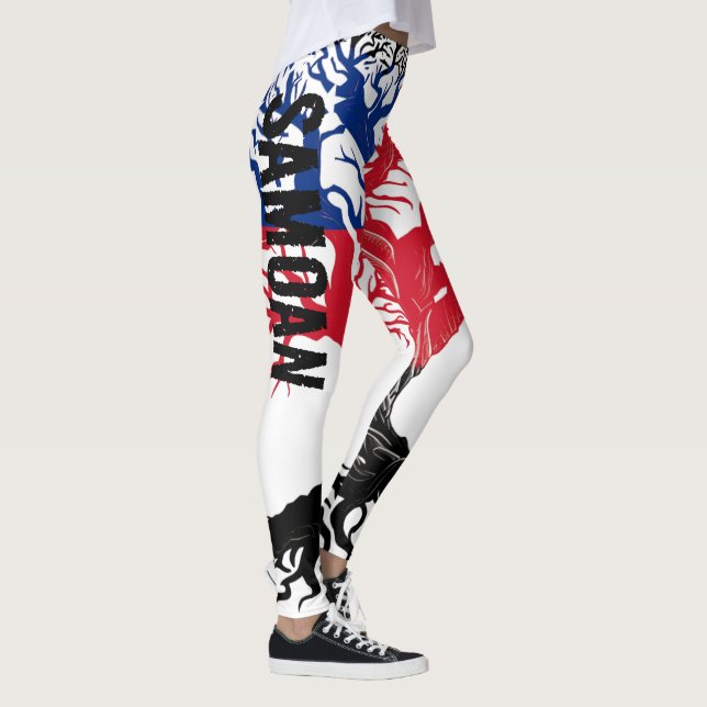 Leggings SAMOAN ROOTS Blk (Derecha)