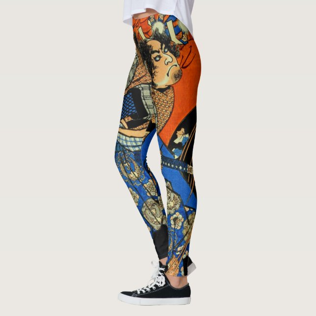 LEGGINGS SAMURAI JAPONÉS PERSONALIZADO (Izquierda)