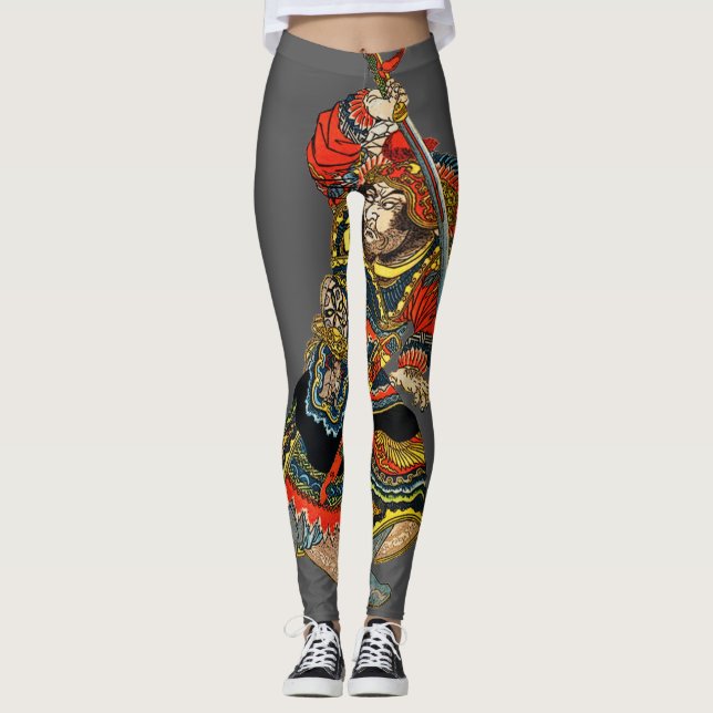 Leggings Samurai Y Piernas De Espada (Anverso)
