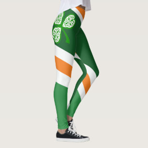 Leggings San Patricio grita hacia fuera Erin va Bragh