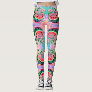 Leggings sandía colorida