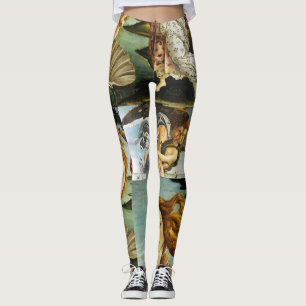 Leggings Sandro Botticelli "El nacimiento de Venus - collag