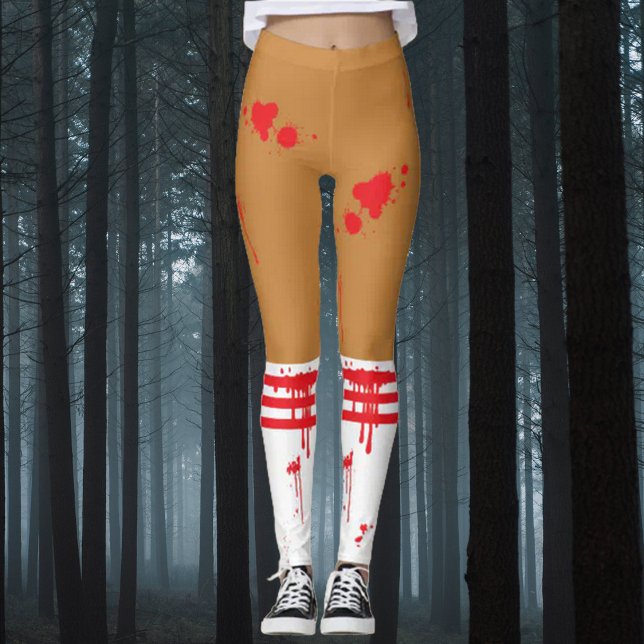 Leggings Sangre salpicada de animadores zombis (Subido por el creador)