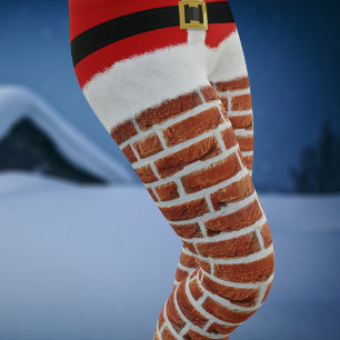 Leggings Santa Atrapada en la fiesta de los Navidades graci