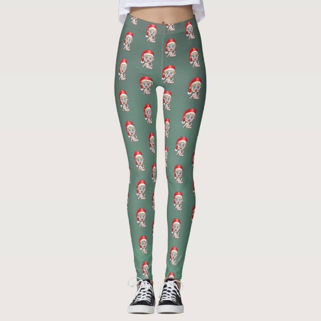Leggings Santa Claus bebé Navidad (Anverso)