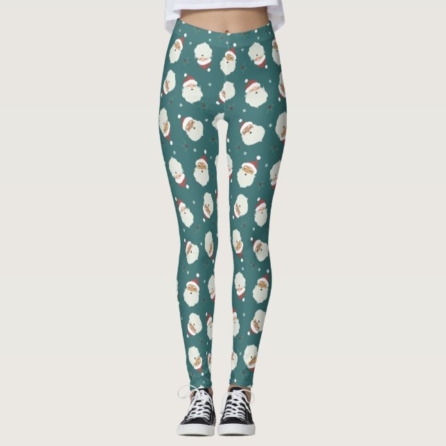 Leggings Santa Claus Feliz Navidad (Anverso)