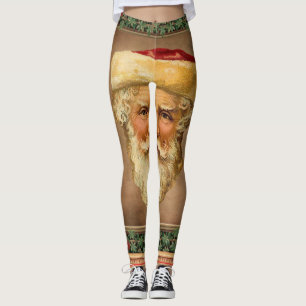 Leggings Santa Claus Vintage