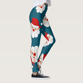 Leggings Santa Claus y Star