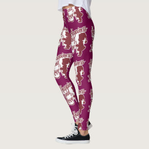 Leggings Santa como un niño pequeño - Felicidad y amor