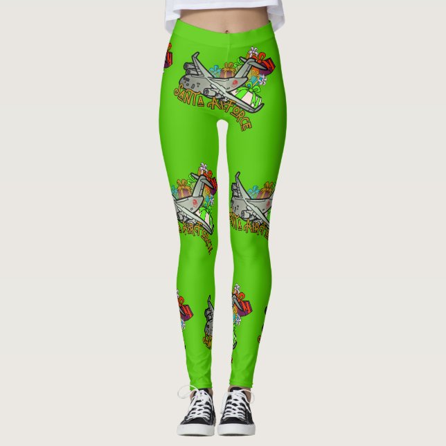 Leggings Santa, Fuerza Aérea, Ejército (Anverso)