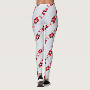 Leggings Santa por todas las piernas