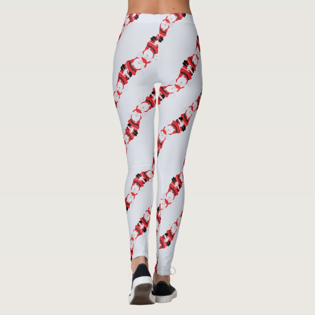 Leggings Santa por todas las piernas (Reverso)