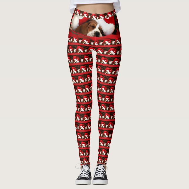 Leggings Santa Puppy (Anverso)