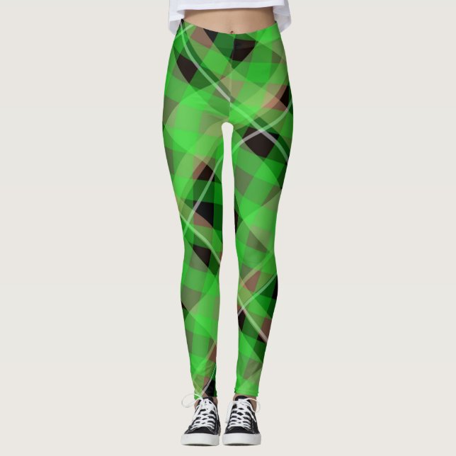 Leggings Sassy Chica se burló del Día de San Patricio Irlan (Anverso)