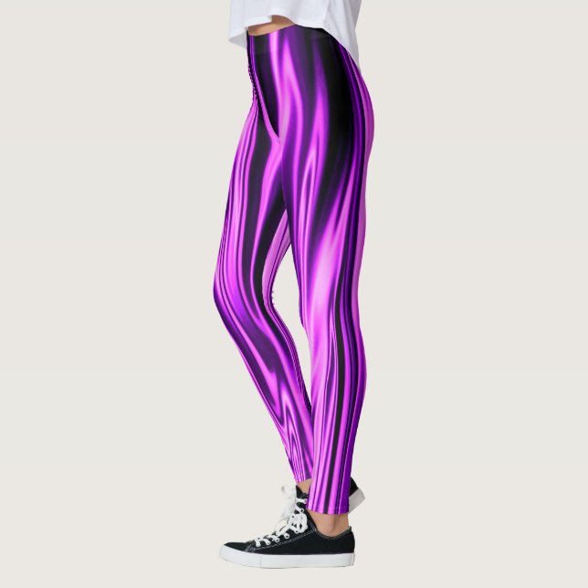 Leggings Satén morado...... (Izquierda)