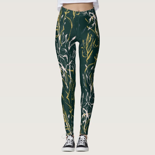 Leggings sauce silvestre verde (Anverso)
