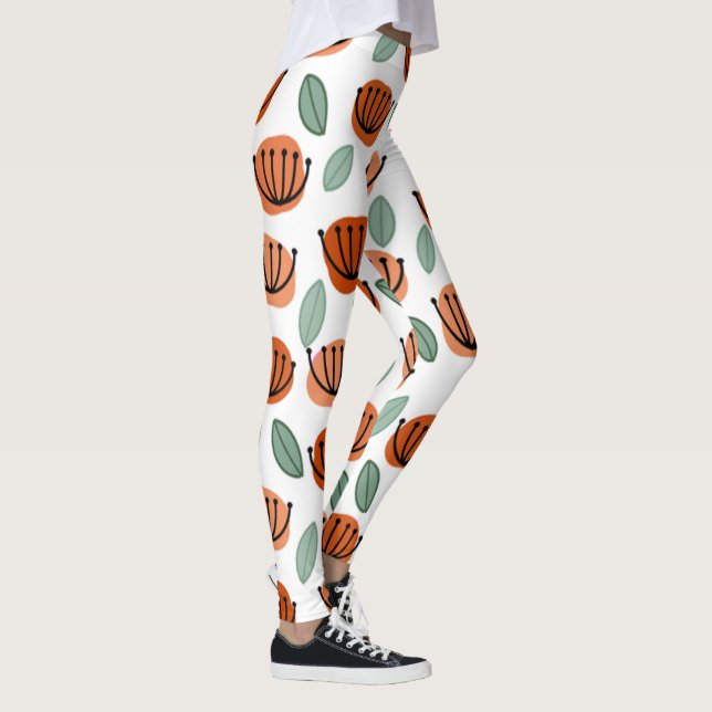 Leggings Scandi Cup Flowers  (Derecha)