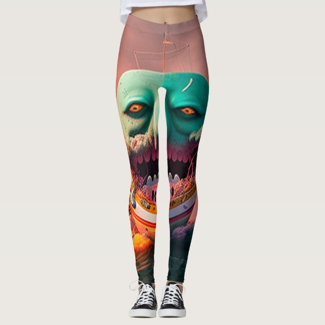 Leggings Scary boat (Anverso)