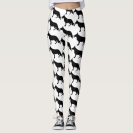 Leggings Schäferhund Schwarz Pur