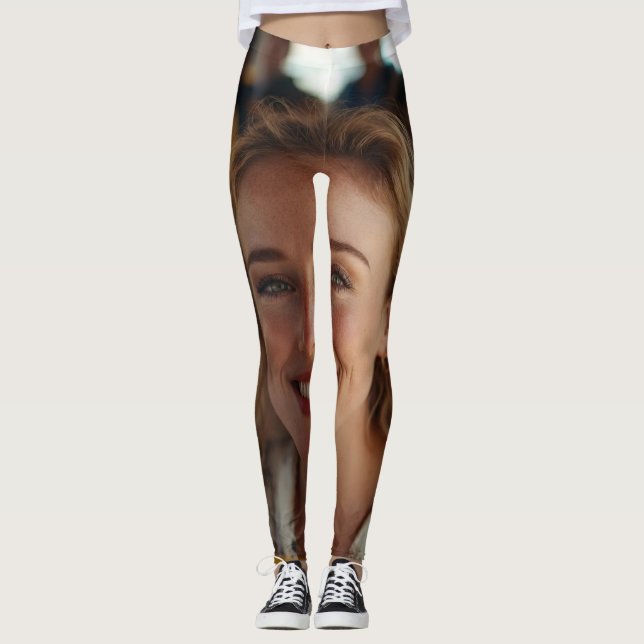 Leggings School Bus Driver Photo Customize (Anverso)