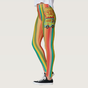 Leggings Scooby-Doo "Where Are You?" Retro Cartoon Van