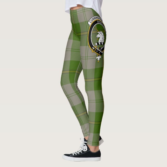 Leggings Scotstee Clan Cunningham Dress Green Dancers Crest (Izquierda)
