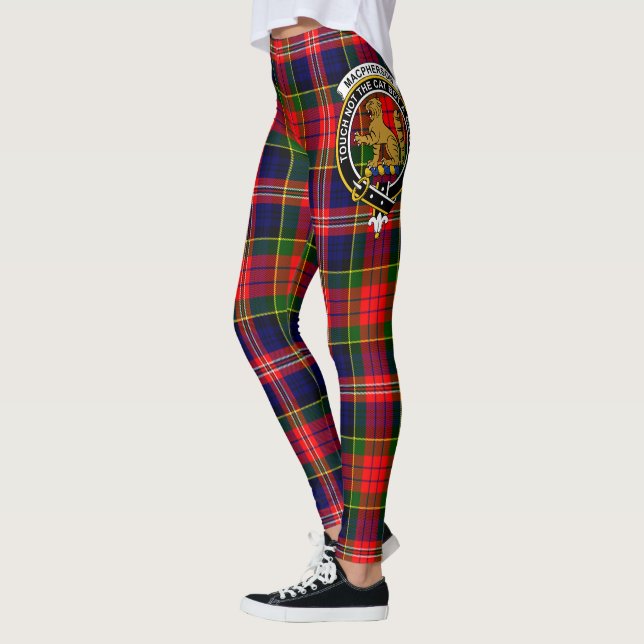 Leggings Scotstee Clan MacPherson Ancient Crest Tartan (Izquierda)