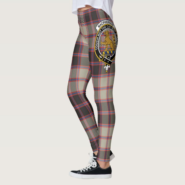 Leggings Scotstee Clan MacPherson Hunting Ancient Crest (Izquierda)