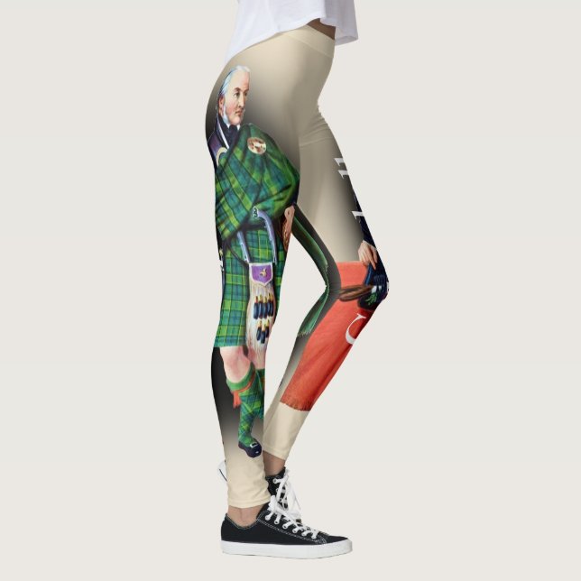 Leggings Scottish Campbell Tartan By R. R. McIan (Derecha)