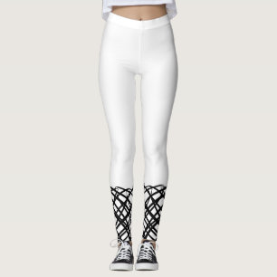 Leggings Scribe simple Negro Piernas