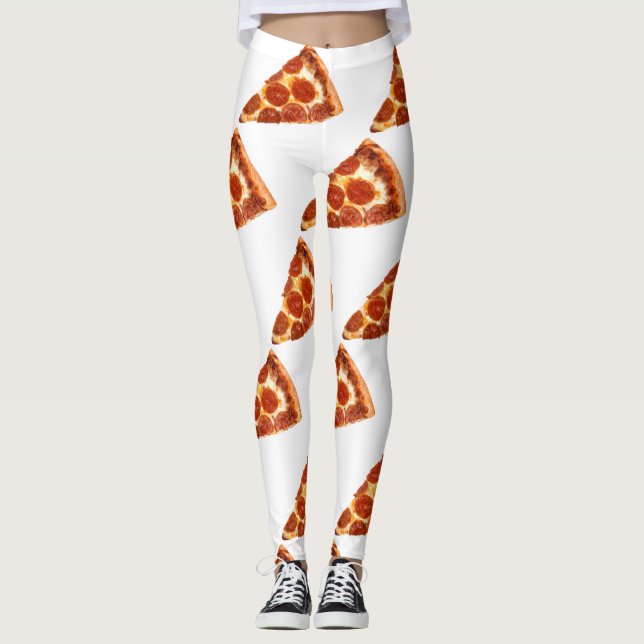 Leggings Se derritió la porción de pizza de chile de Slippe (Anverso)