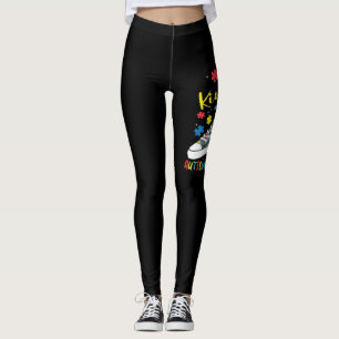 Leggings Sé una especie de palo de rompecabezas de moda par