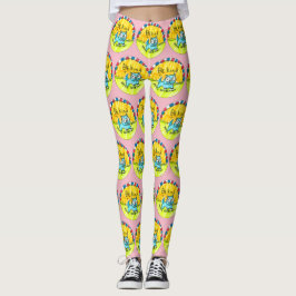 Leggings Sea polainas buenas del gato azul