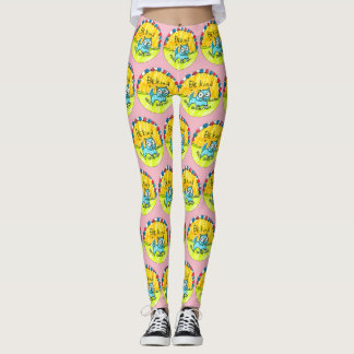 Leggings Sea polainas buenas del gato azul