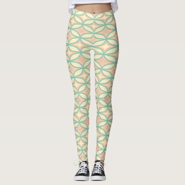 Leggings  Seamless geometric pattern in diamond shapes  (Anverso)