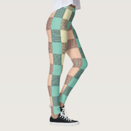 Leggings Seamless plaid pattern