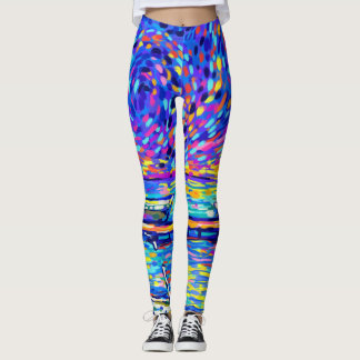 Leggings Sebastian Inlet Cotton Candy Sky