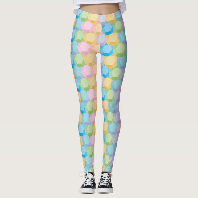Leggings Secciones de colores (Anverso)