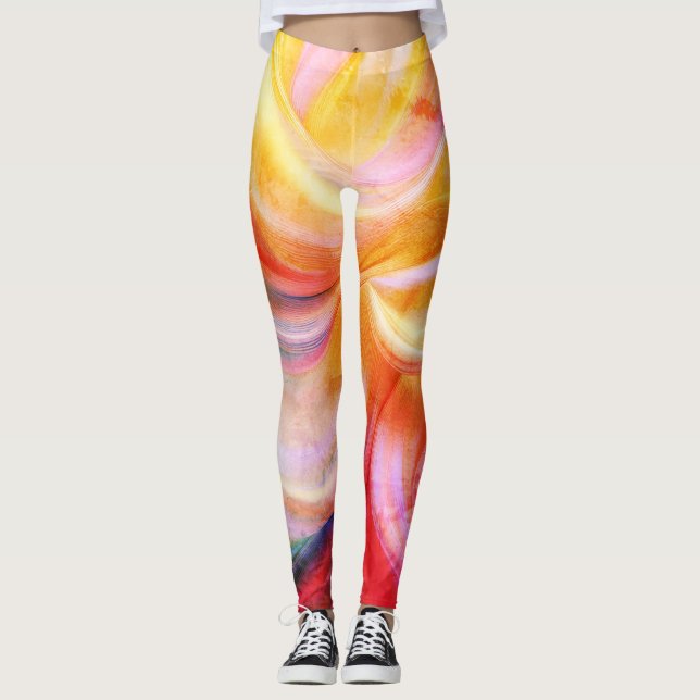 Leggings Seda Colorida Pastel (Anverso)