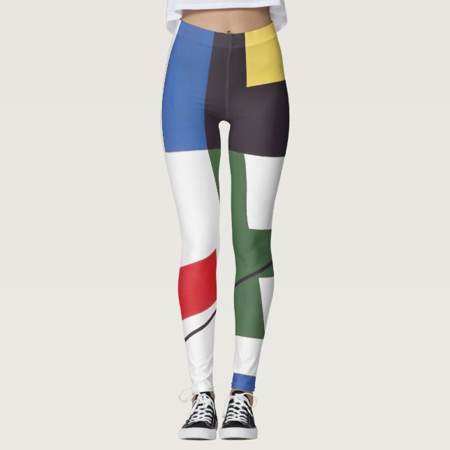 Leggings Seis espacios con cruces | Sophie Taeuber-Arp | (Anverso)