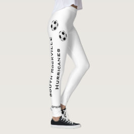 Leggings SELECCIONE SU COLOR o Equipo de Fútbol Blanco, Nom