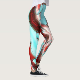 Leggings Sello de líneas de cristal sobre textura de montañ