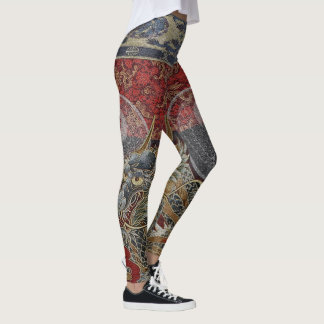 Leggings Sello de seda real del dragón