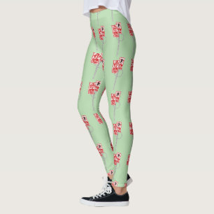 Leggings señal de anarquía sin aparcamiento