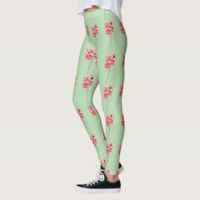 Leggings señal de anarquía sin aparcamiento (Izquierda)