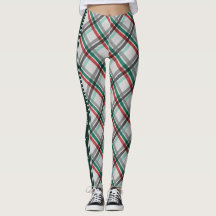 Sencillos Navidades Elegantes Red Green Plaid