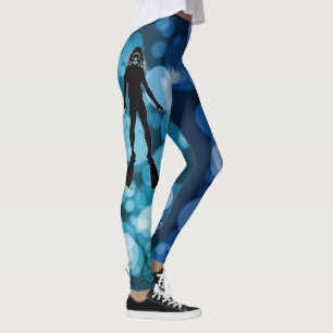 Leggings Señora buceador en las polainas de Bubles