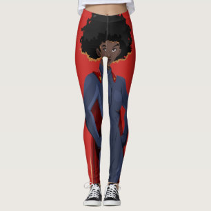 Leggings Señora del superhéroe